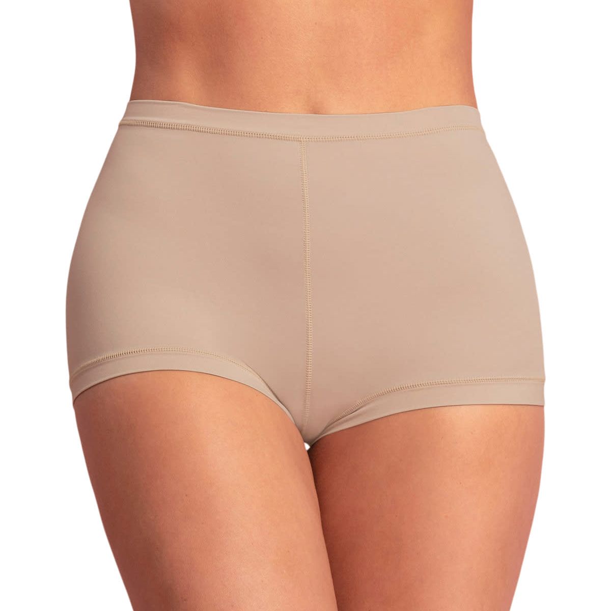 LEONISA - Calzón tipo bóxer de ajuste perfecto 012640 Beige