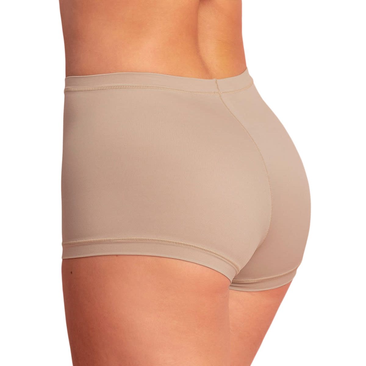LEONISA - Calzón tipo bóxer de ajuste perfecto 012640 Beige