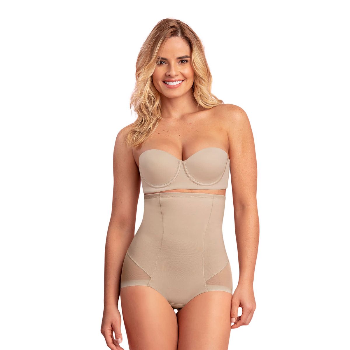 LEONISA - Calzon Faja 012811 Calzón Control Fuerte Beige