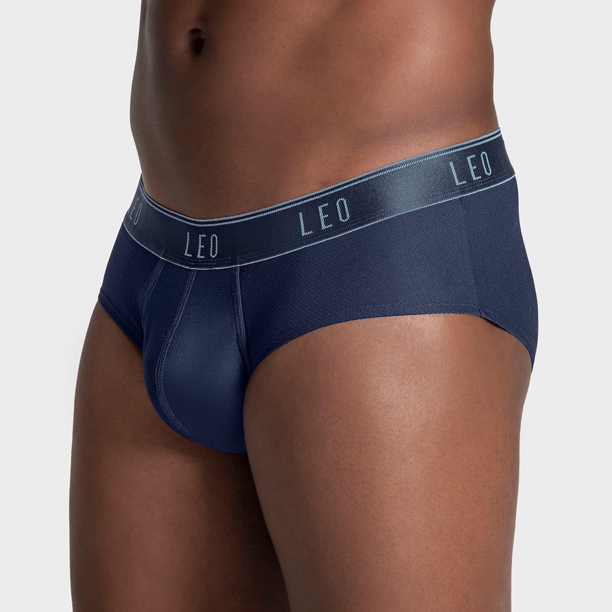 LEO - Ropa Interior Masculina 033278N Boxer Corto Azul