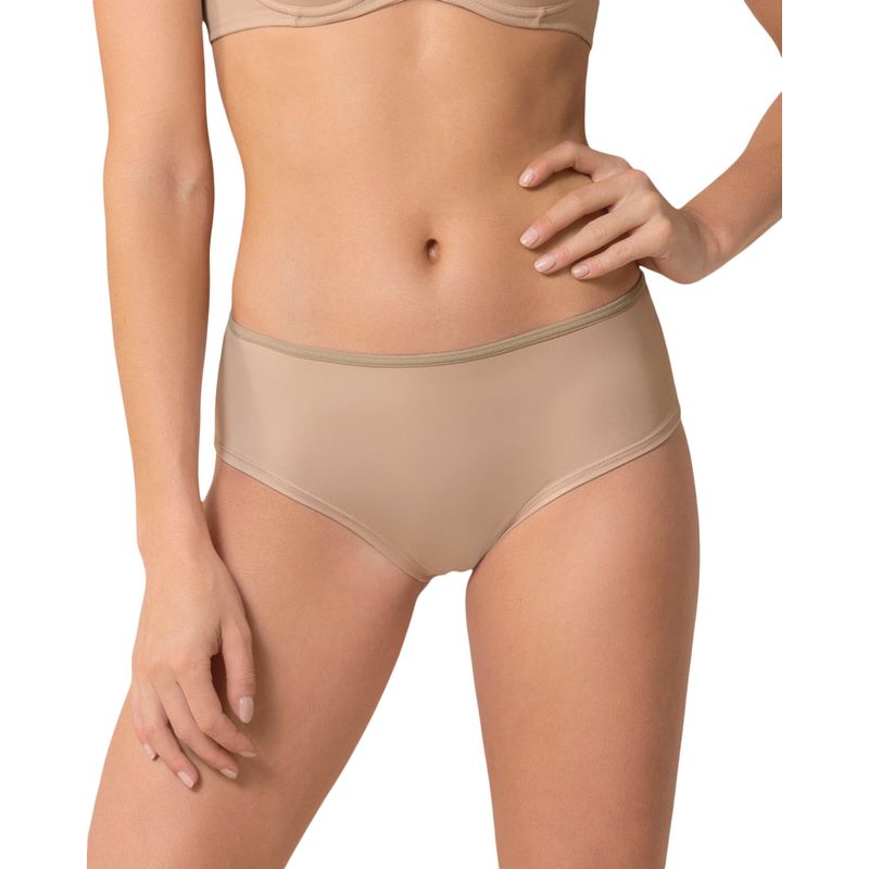 LEONISA - Calzón 72307 Hipsters y Cacheteros Beige.-