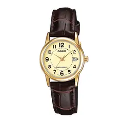 CASIO - Reloj LTP-V002GL-9BUDF Acero Mujer Dorado