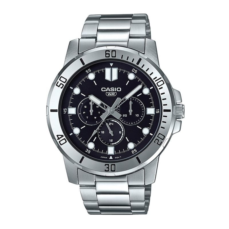 CASIO - Reloj CASIO MTP-VD300D-1EUDF Acero Hombre Plateado