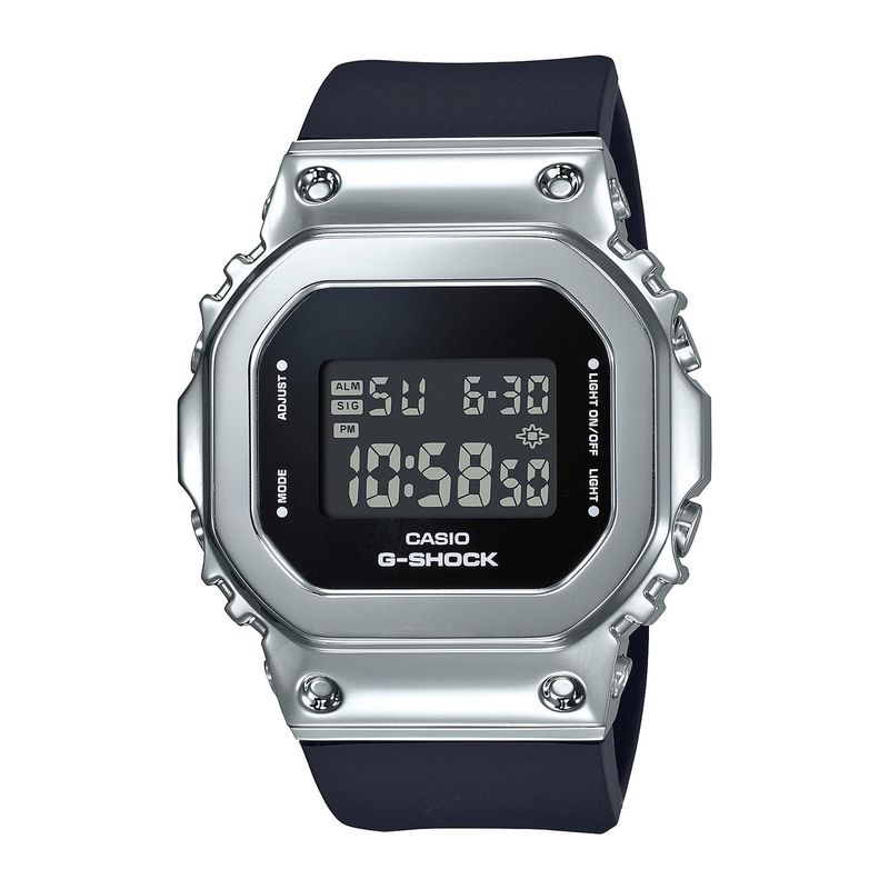 G-SHOCK - Reloj G-SHOCK GM-S5600-1DR Resina/Acero Mujer Plateado