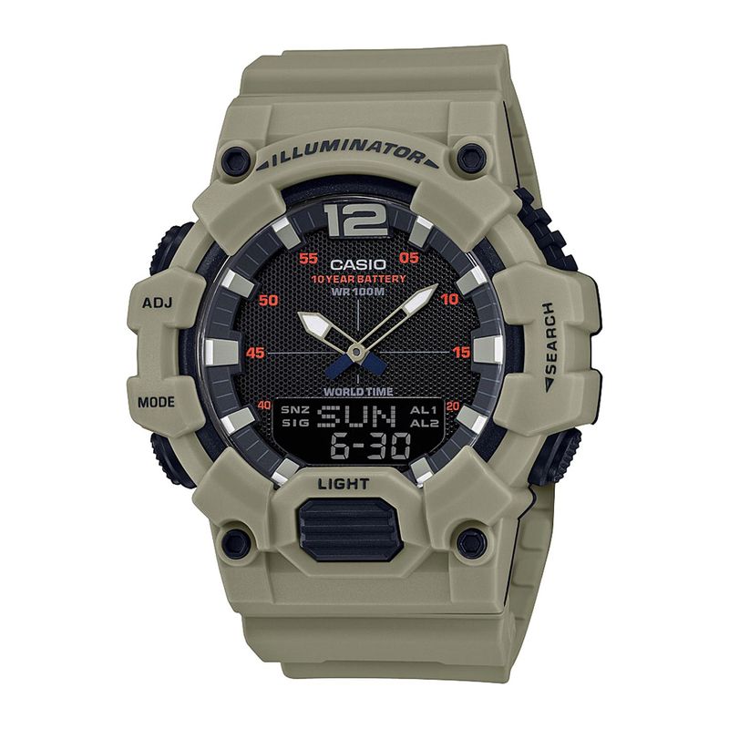 CASIO - Reloj CASIO HDC-700-3A3VDF Resina Hombre Beige
