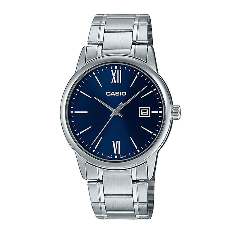 CASIO - Reloj CASIO MTP-V002D-2B3UDF Acero Hombre Plateado