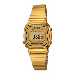 CASIO - Reloj LA670WGA-9DF Resina Mujer Dorado