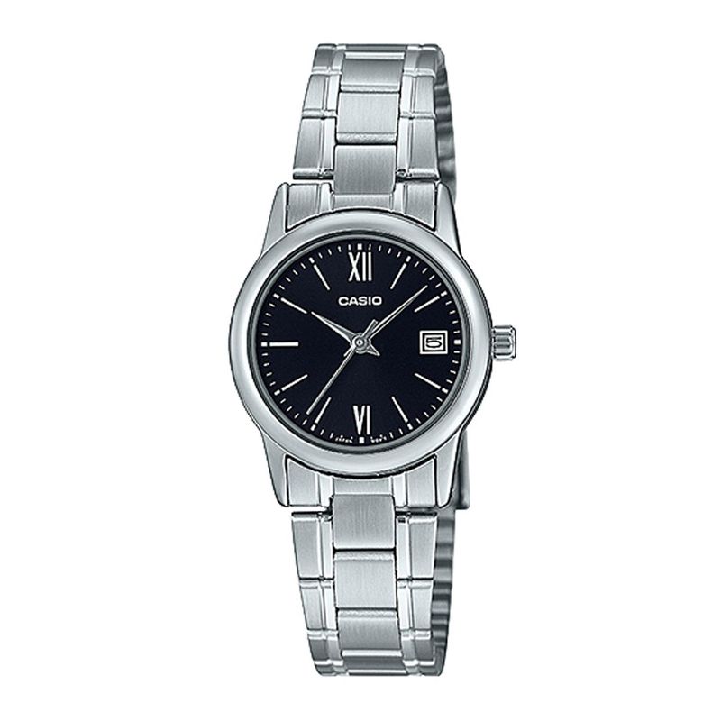 CASIO - Reloj CASIO LTP-V002D-1B3UDF Acero Mujer Plateado