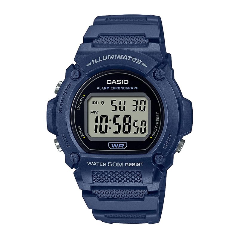 CASIO - Reloj CASIO W-219H-2AVDF Resina Hombre Azul