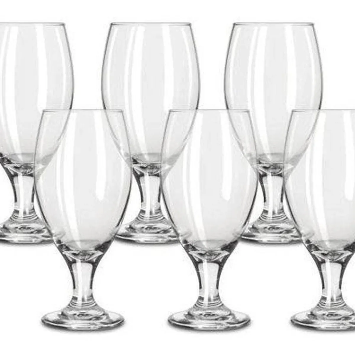 LIBBEY - SET 6 COPAS CERVEZA BELGUIM 429 ML