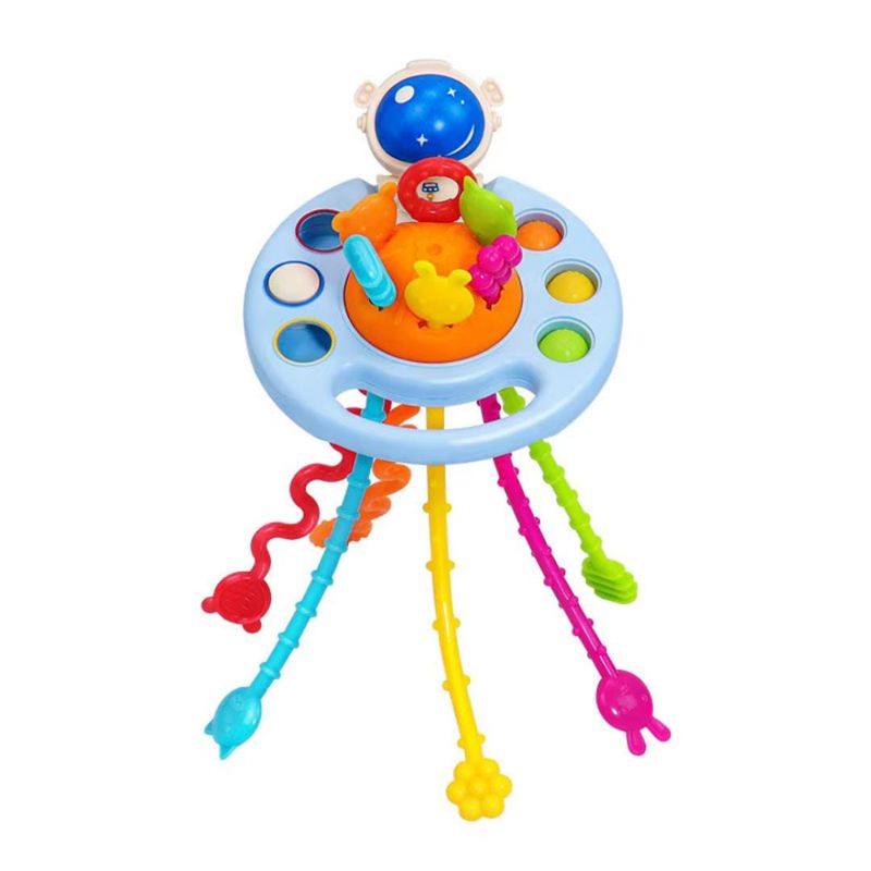 OEM - SONAJERO SENSORIAL DE SILICONA MONTESSORI ASTRONAUTA