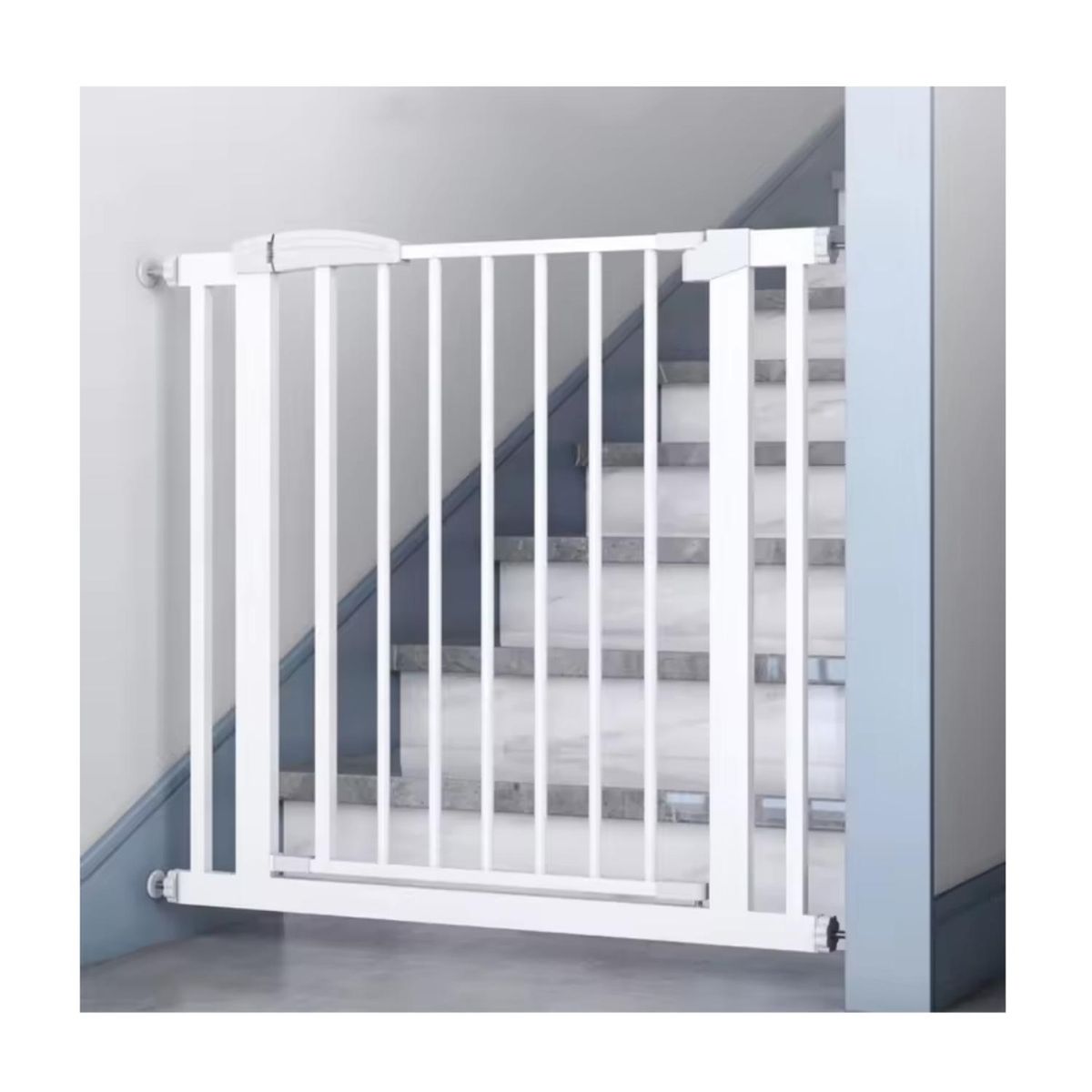 KIVARA - Reja Seguridad Escalera Puerta Ajustable Bebes Mascotas