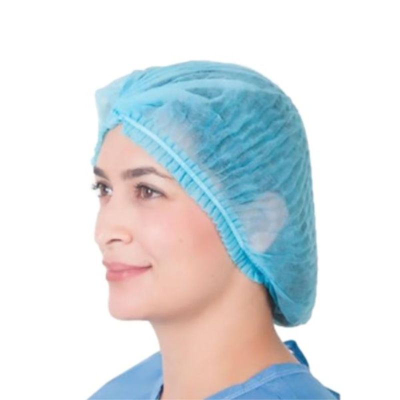 OEM - Set 02 x 100 Gorro Cofia Plisada Quirúrgico 200 unidades Para Adulto