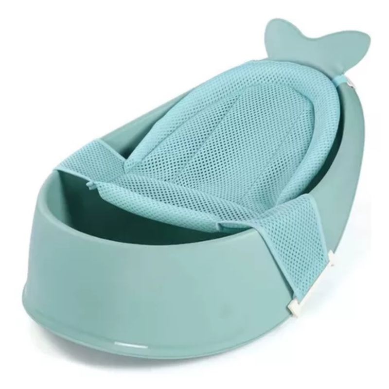 GENERICO - Tina Bañera Para Bebe Ballena Ergonómica Hamaca Adicional