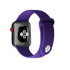 GENERICO - Correa Banda Boton Iwatch Applewatch Morado 38-40-41MM