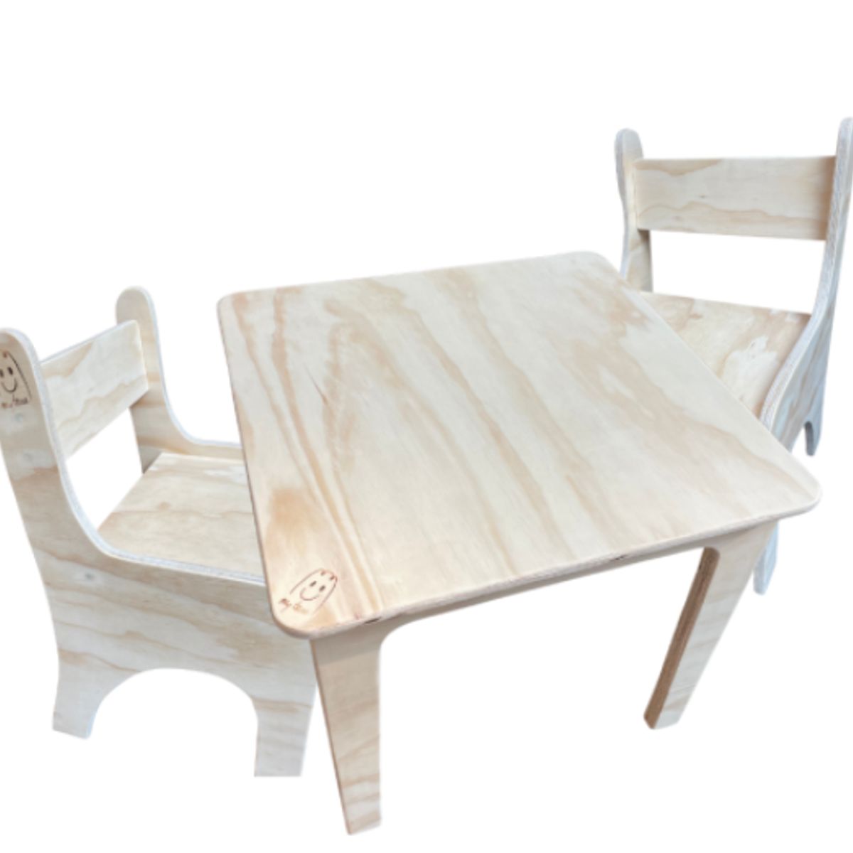 MY TORRE - Pack Mesa y 2 Sillas Montessori Mytorre - Autonomía Infantil