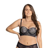 Sostén 11911N Realce Alto Negro