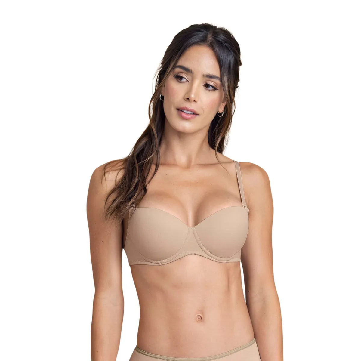 LEONISA - Sostén con realce incorporado y arco 71344 Cafe Claro