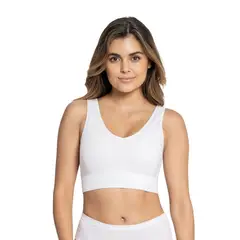 LEONISA - Sostén 091066 Top Blanco