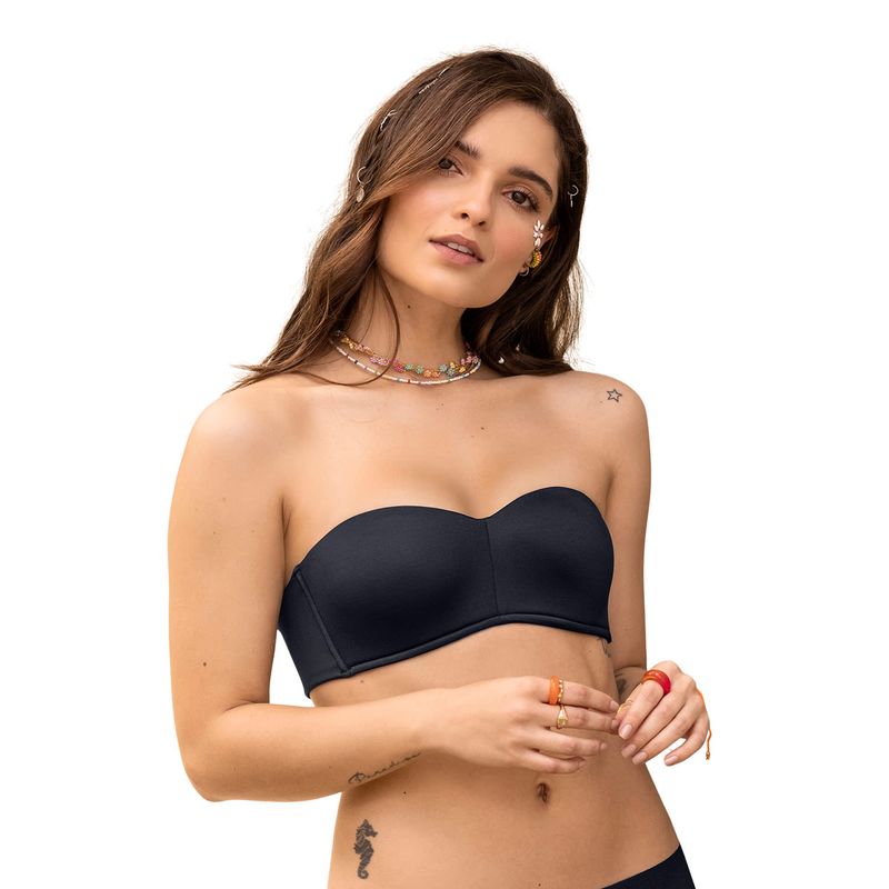 LEONISA - Sostén 091071 Strapless Negro