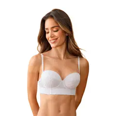 LEONISA - Sostén 71330 Realce Medio Blanco