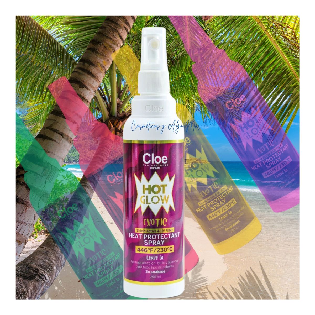 CLOE - Protectror térmico HOT GLOW EXOTIC 250 ML cloe