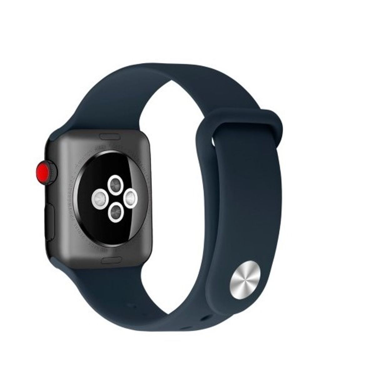 GENERICO - Correa Banda Boton Iwatch Applewatch Azul Noche 42-44-45MM