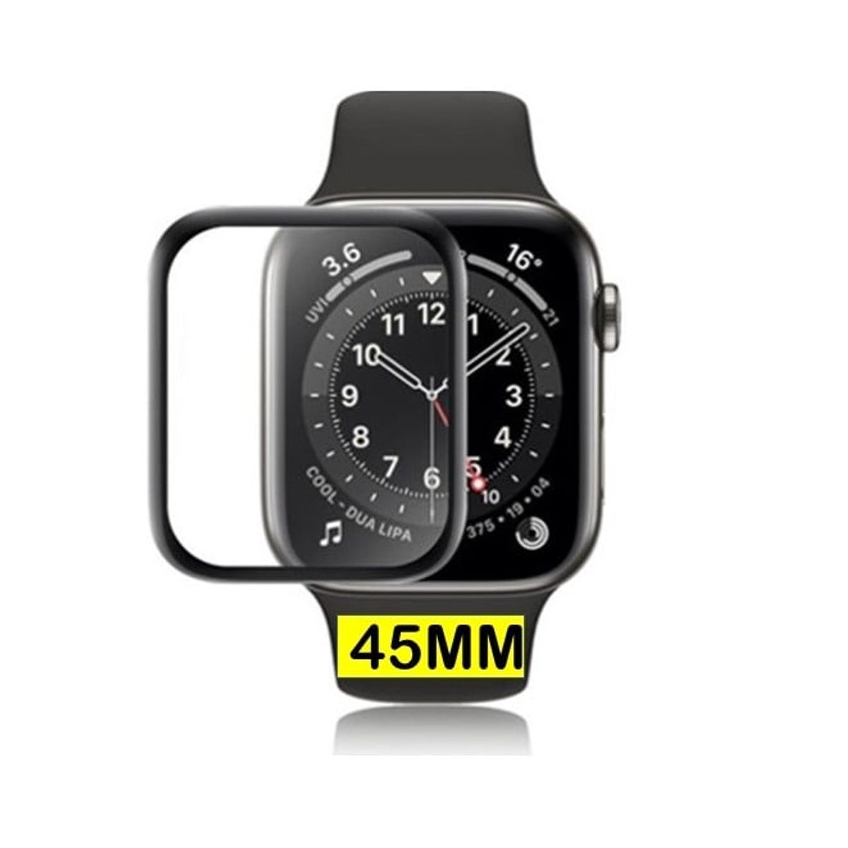 GENERICO - Lámina Mica De Hidrogel Iwatch Applewatch Serie 7 45mm