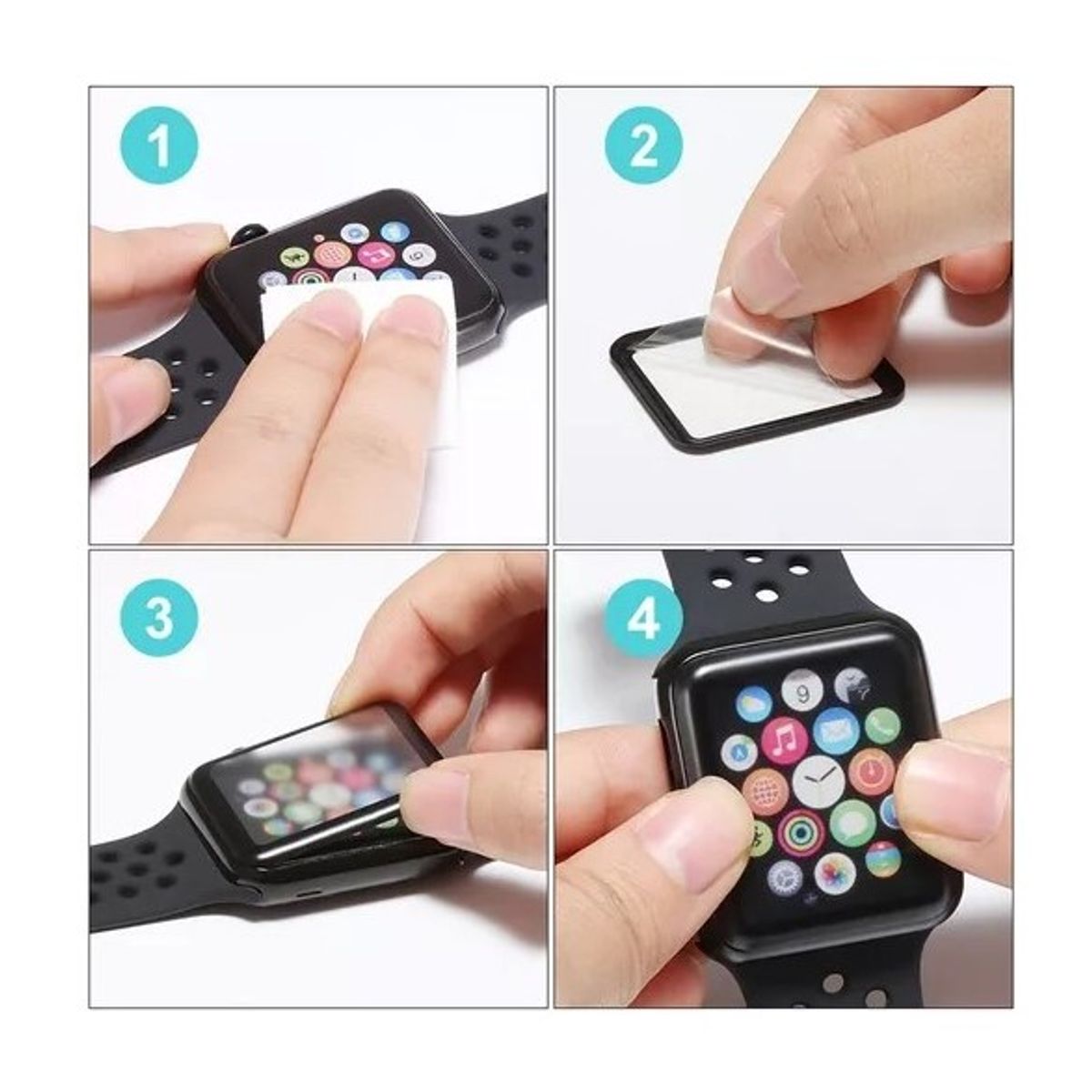 GENERICO - Lámina Mica De Hidrogel Iwatch Applewatch Serie 7 45mm