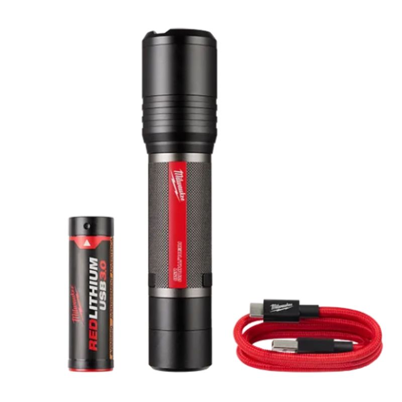 MILWAUKEE - LINTERNA RECARGABLE DE 2000 LUMENES USB