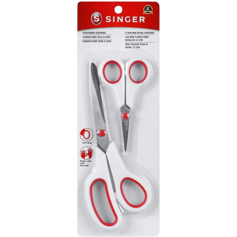 SINGER - Set Tijeras Para Telas Singer® 8.5 + 4.75 Costura Sastre