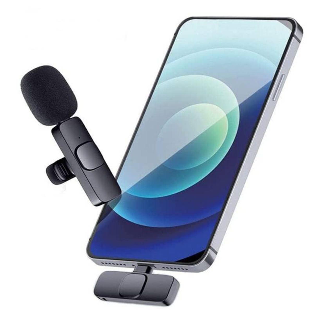 GENERICO - Micrófono K8 De Solapa Inalámbrico Para Celular Tipo C
