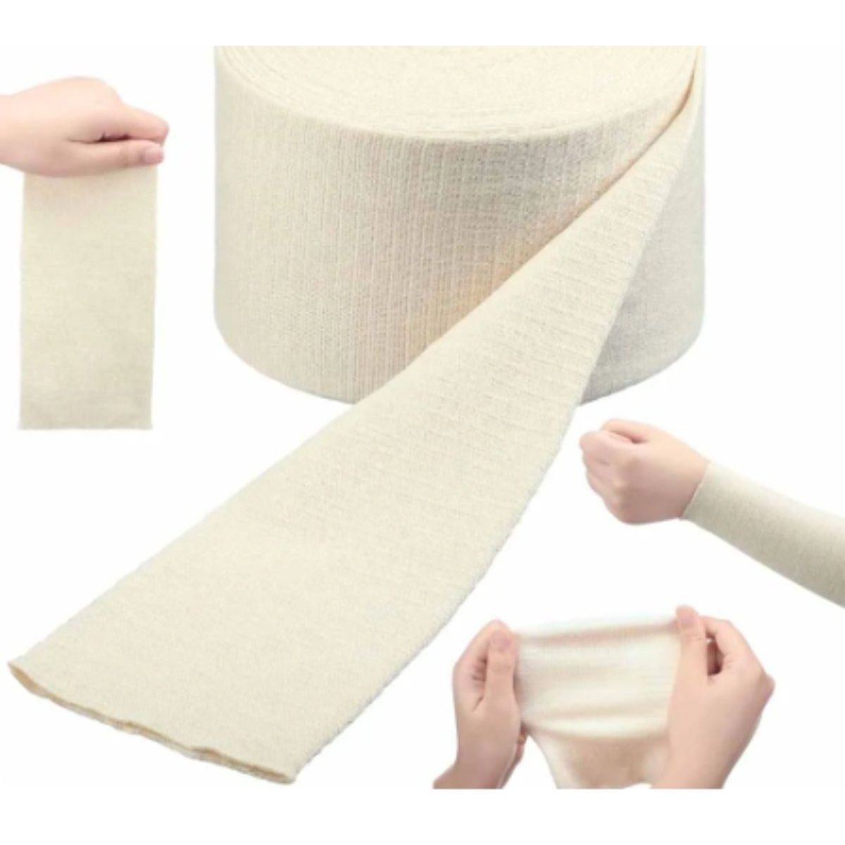 OEM - Rollo 10 Metros de Vendaje Tubular 7,5 cm de Ancho