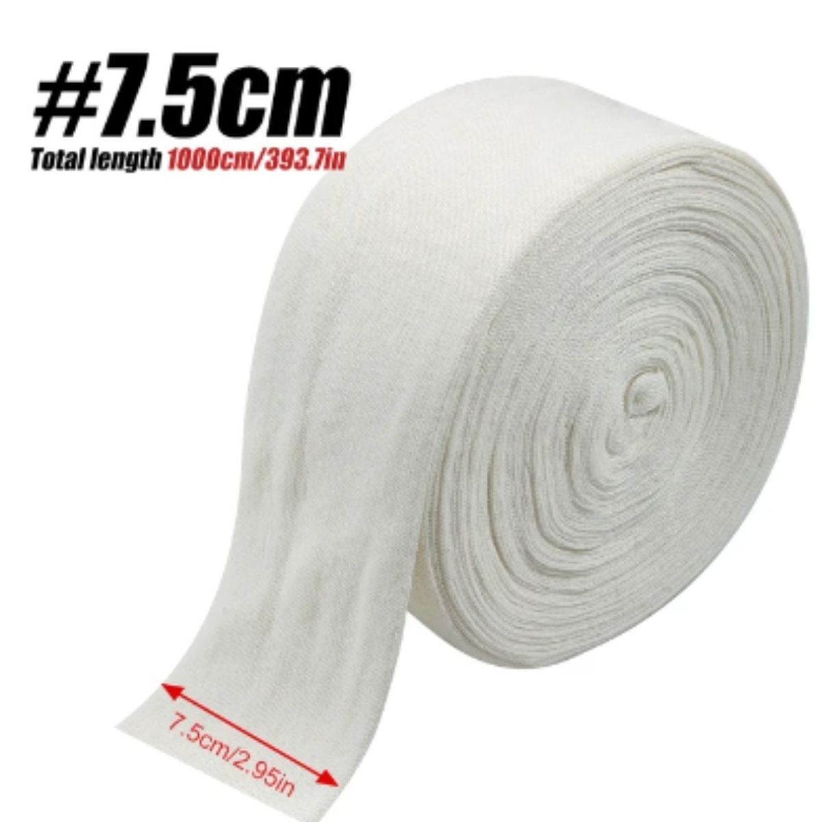 OEM - Rollo 10 Metros de Vendaje Tubular 7,5 cm de Ancho