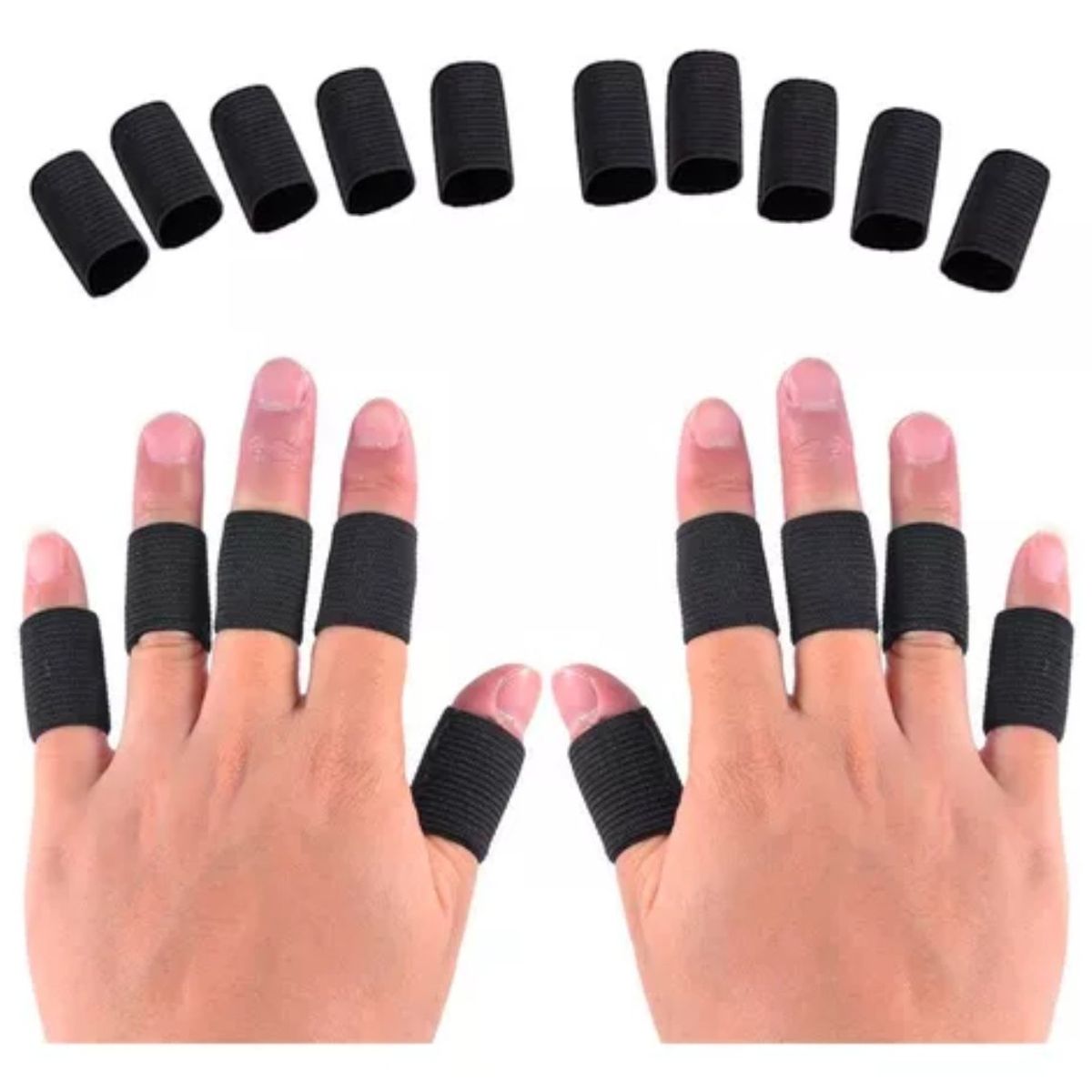 OEM - Pack 02 Soporte Fundas Protectoras Para Dedos Elásticas