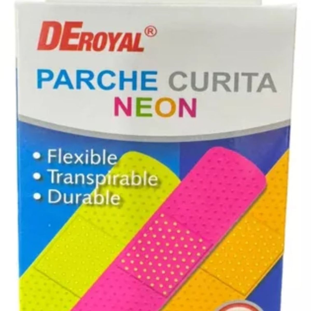 OEM - Pack De 04 Parche Curitas Neón 40 Unidades