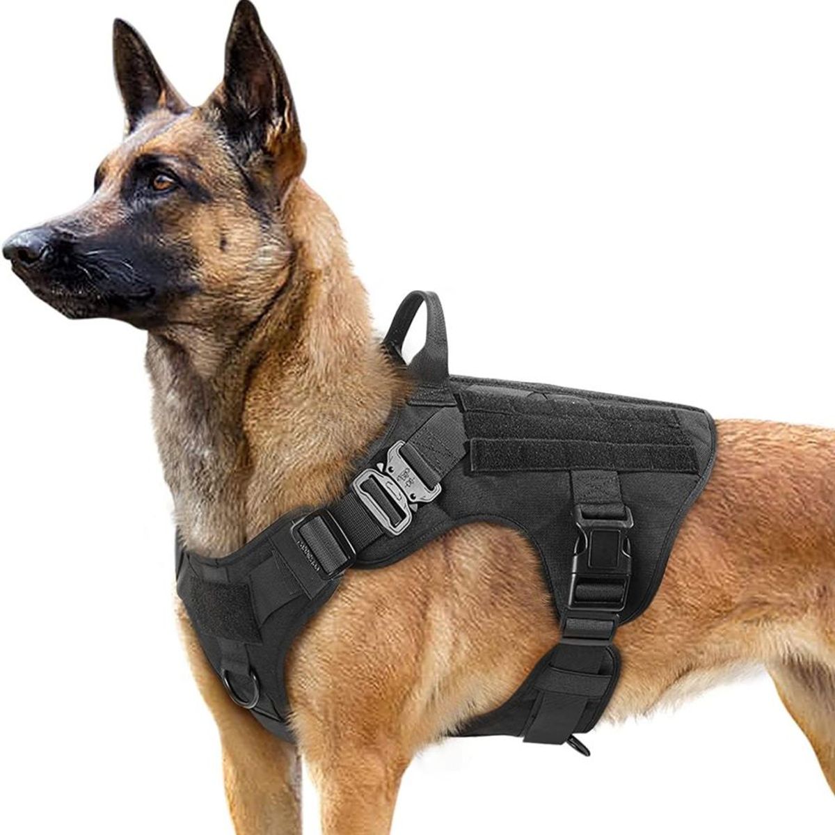 METALFER - Arnés Táctico Para Perro Ajustable Chaleco Militar Talla L
