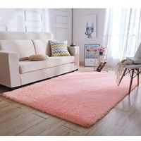 Alfombras peluda tipo Shaggy 200x300 cm Rosada