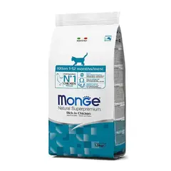 MONGE - Alimento Premium Gato Kitten Chicken Cat 1.5kg