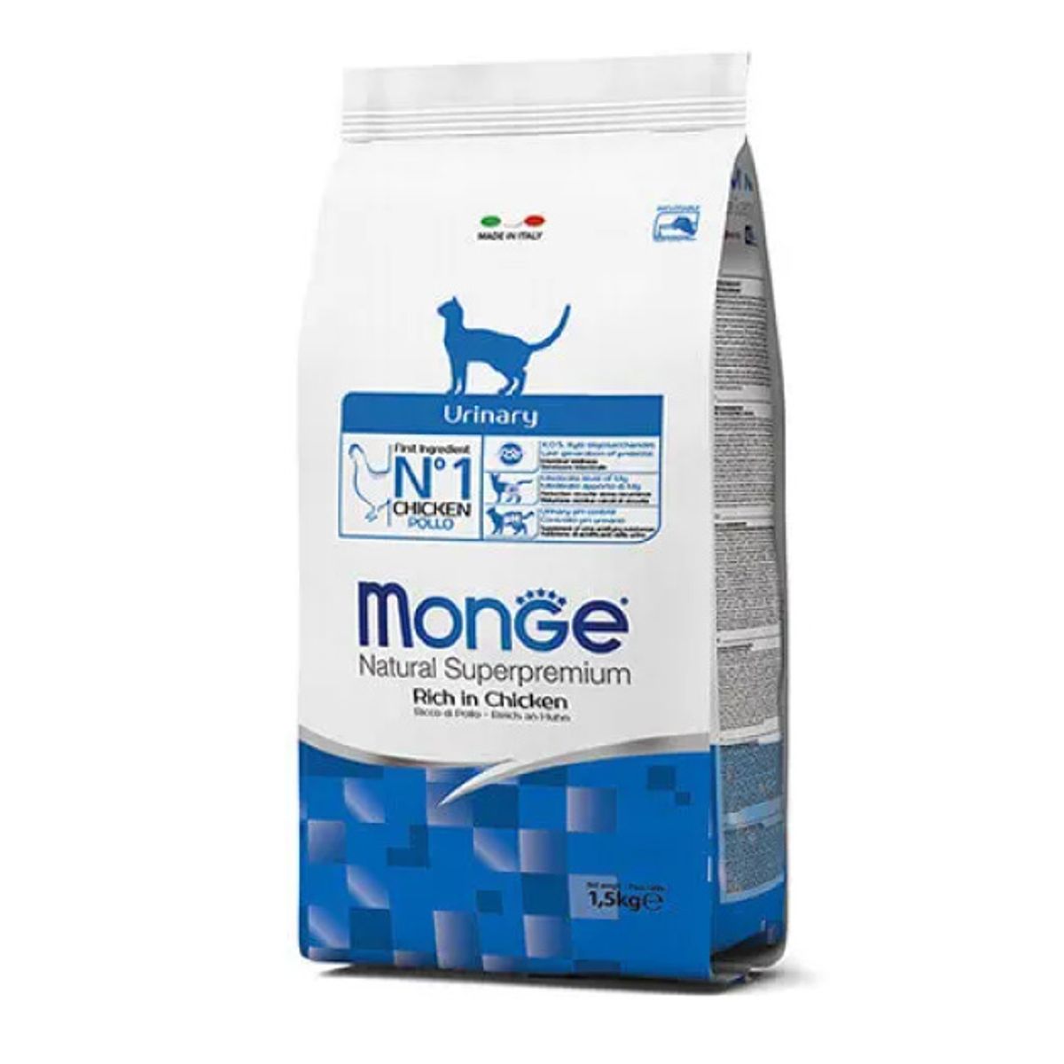 MONGE - Alimento Monge Urinary Chicken Para Gato, 1.5kg
