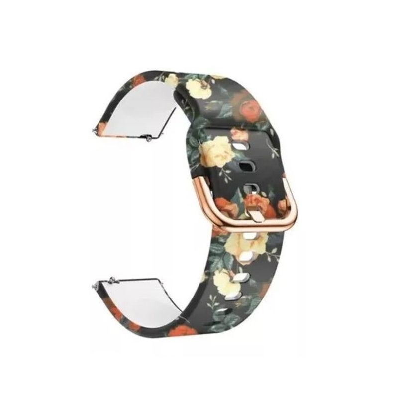 GENERICO - Correa Silicona Samsung Galaxy Watch 4 4 Classic Rosas Rojas