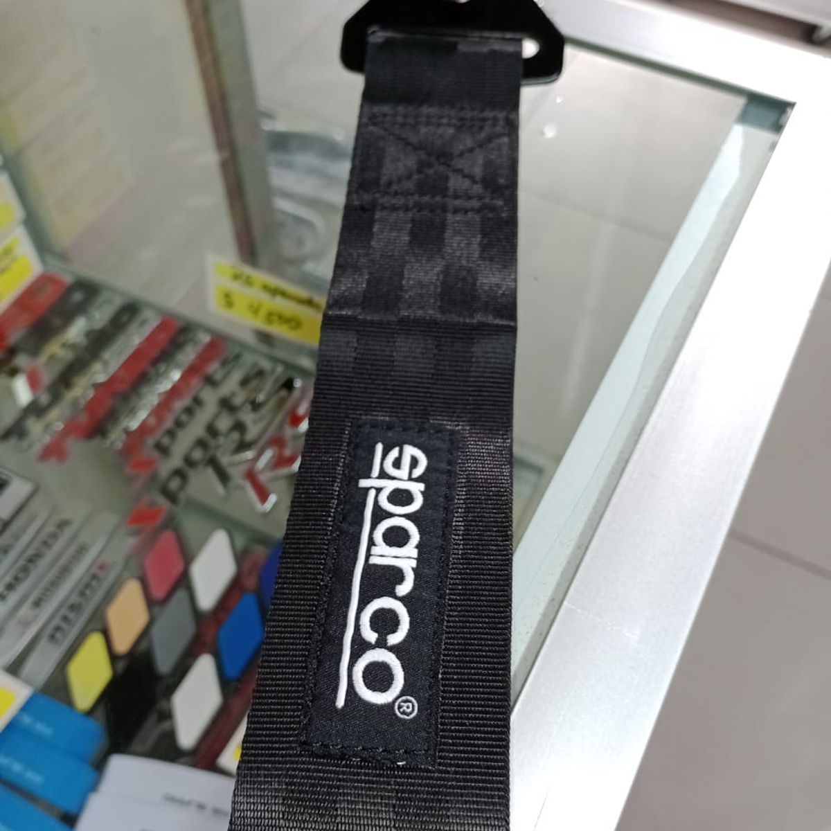 GENERICO - Cinta correa gancho de remolque ó arrastre tow strap sparco
