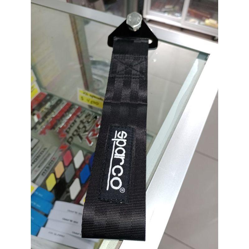 GENERICO - Cinta correa gancho de remolque ó arrastre tow strap sparco