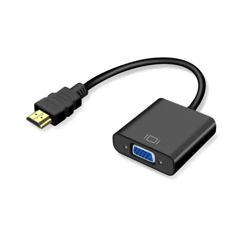 GENERICO - Adaptador Convertidor Hdmi A Vga Full Hd 1080p