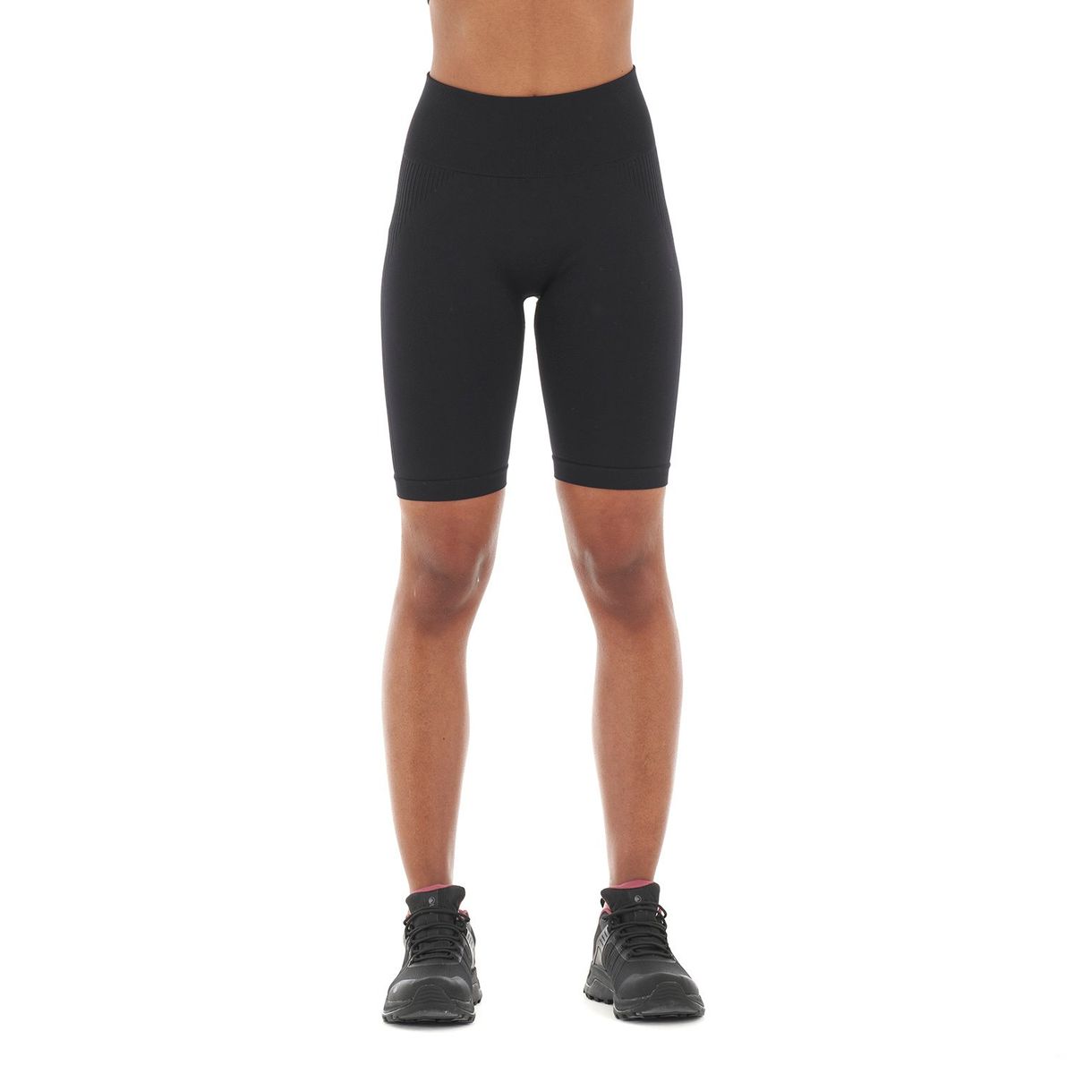 LIPPI - Calza Mujer In-Motion Seamless Short Leggings Negro Lippi