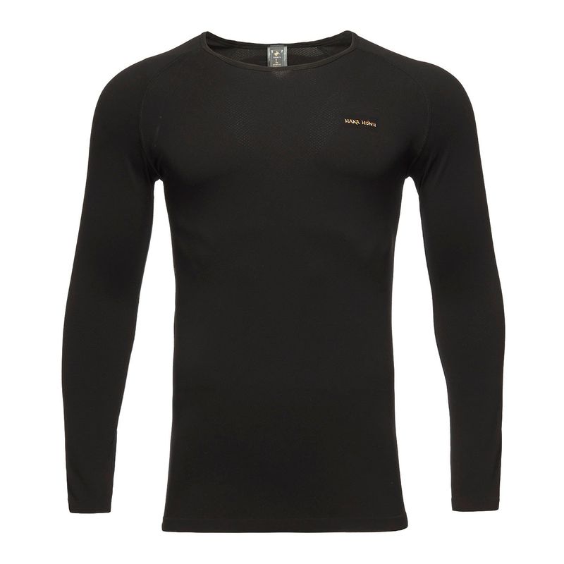 HAKA HONU - Primera Capa Hombre Puma Austral Top Negro Haka Honu