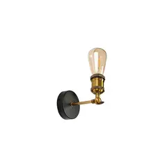 GENERICO - Aplique Lampara Foco Led Muro E27 Bronce
