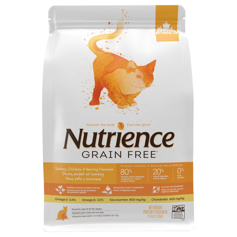 NUTRIENCE - Nutrience Alimento GF Gato Pavo Pollo Arenque 2.5Kg