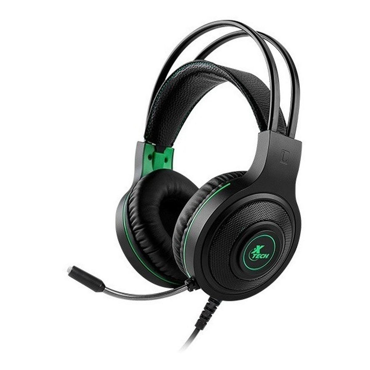 XTECH - Audífono Gamer Led Vol/mic Comp Consolas Xtech Xth-560 Negro