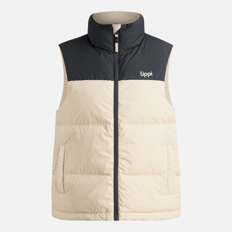 LIPPI - Chaqueta Mujer Urban Down Jacket Vest Crema Lippi